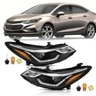 2016-2019 Chevy Cruze Projector Style W/ Led Drl Headlights Headlamps Left+right New. Price: $179.59.