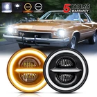 Pair 7" Led Headlights Drl Angel Eyes For Buick Skylark Century 1973-1979 New. Price: $59.99.
