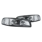 Headlight Set For Buick Lesabre 97-99 Lh Rh Front Factory Halogen 114-00502AL New. Price: $154.86.