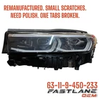 2020-2022 Bmw 740I/M760I Xdrive Left Headlamp Remanufactured Oem 63-11-9-450-233. Price: $1106.50.