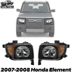 Front Headlights Lh & For Honda Element 2007-2008 Halogen Ex Lx Black Bezel New. Price: $182.91.