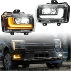 Pair Full Led Fog Light Bumper Amber Turn Signal Drl Ford F150 2024 2025 New. Price: $259.99.