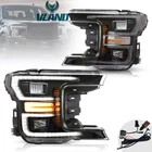 Vland Black Led Headlights Drl 2018-20 Ford F-150 13TH Gen W/sequential New. Price: $625.49.