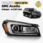 For 2013-2016 Gmc Acadia 17 Limited Halogen Headlight W/bulb W/led Drl Right New. Price: $97.99.
