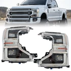 Ford 2020-2021 2022 F-250 F-350 F250 F350 Full Led Chrome Headlight Assembly New. Price: $650.26.