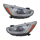 For Hyundai Accent 2014-2017 Headlights Driver And Passenger Side Pair W/led Drl New. Price: $1007.65.
