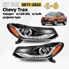 For 2017-2022 Chevy Trax Halogen Headlight W/ Led Drl With Bulb Left+ Right Pair New. Price: $185.99.