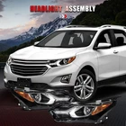 For 2018-2020 Chevy Equinox Black Housing Clear Lens Headlights Assembly Pair New. Price: $175.99.
