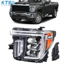 Set Left For Gmc Sierra 2500HD/3500 2020-2023 Led Headlights W/o Signal New. Price: $232.91.