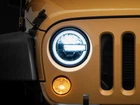 Raxiom For 97-18 Jeep Wrangler Tj/jk 7-INCH Led Headlights W/ Halos- Black New. Price: $202.99.