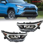 For Toyota RAV4 Xle 2019-22 Headlights Assembly Chrome & Black Led Pair New. Price: $138.81.