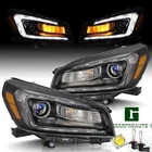 Pair For 2013-2016 Gmc Acadia Halogen Headlight W/ Led Drl Projector Left+right New. Price: $220.09.