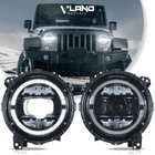 Vland Full Led Headlights For 2018-2025 Jeep Wrangler W/startup Animation New. Price: $284.00.