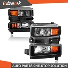 Labwork Headlights For Chevy Silverado 1500 2019-2021 Halogen Black Lh+rh Side New. Price: $179.84.