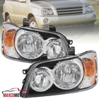 Headlights Fits 2001-2003 Toyota Highlander Chrome Lamp Left+right Clear New. Price: $89.49.