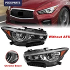 For 2014-2022 Infiniti Q50 W/o Afs Led Drl Projector Chrome Headlight Left Right New. Price: $195.88.