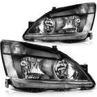 Left+right Pair Headlights Assembly For 2003 2004 2005 2006 2007 Honda Accord New. Price: $75.52.