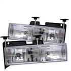 Spyder Auto 5012388 Chrome/clear Crystal Headlights For 88-98 Gm C/k Trucks New. Price: $127.60.