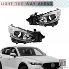 Black Headlight Pair Fit For Mazda 3 Sedan Hatchback 2017-2018 Halogen Projector New. Price: $117.77.