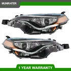 Headlight Assembly Halogen For Toyota Corolla Le 2017-2019 Headlamp Lh+rh Side New. Price: $112.41.