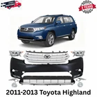 Front Bumper Cover Fascia & Headlight Kit For 2011-2013 Toyota Highland New. Price: $472.04.