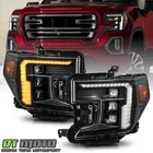 For 2019-2021 Gmc Sierra 1500 Sequential Full Led Headlights W/ Greeting New. Price: $655.99.