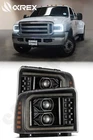 Alpharex Alpha-black Projector Headlights 2005-2007 Ford F-250/350/450 New. Price: $420.00.