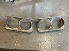1968 C3 Corvette Gm Metal Headlight Bezels - 3911143 &3911144 No Washer Holes Used. Price: $392.97.