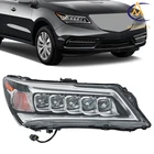 Right Passenger Headlight For Acura Mdx 2014 2015 2016 Led Headlamp Assy Clear New. Price: $266.32.