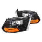 For Ram 1500 2011-2012 Eagle Eyes Driver & Passenger Side Black Euro Headlights New. Price: $189.67.
