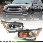 For Gmc Acadia 2017 2018 2019 W/led Drl Chrome Halogen Projector Headlights Lamp New. Price: $249.99.