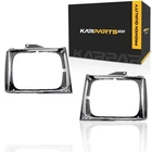 For Chevy S10 Blazer Headlight Door 1990 Driver And Passenger Side Pair Chrome New. Price: $74.89.