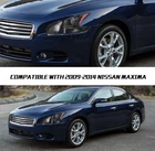 For 2009-2014 Nissan Maxima Sedan Black Headlights Assembly Headlamps Left+right New. Price: $105.00.