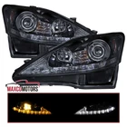 Fits 2006-2010 Lexus IS250 IS350 Led Signal Strip Smoke Projector Headlights L+r New. Price: $288.49.