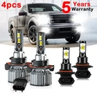 Ford F-150 2004 2014 10000K Led Headlight Hi/lo +fog Bulbs Combo Kit New. Price: $39.99.