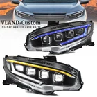 2*VLAND Led Projector Headlights For Honda Civic 2016-2021 W/start-up Animation New. Price: $348.29.