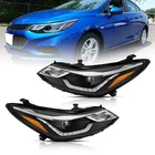 2016-2019 Chevy Cruze Projector Style W/ Led Drl Headlights Headlamps Left+right New. Price: $187.92.