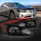 Tinted Housing Amber Corner Turn Signal Headlights For 04-08 Pontiac Grand Prix New. Price: $94.88.