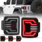 For 2018-2026 Jeep Wrangler Jlu Pair Led Sequential Tail Lights Black/smoke New. Price: $262.49.