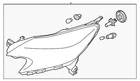 Genuine Nissan Composite Assembly 26060-9MB0A New. Price: $415.09.