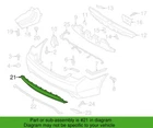Genuine! Rear Lower Valance Panel For Hybrid Hyundai Sonata 11-15 # 86690-4R000 New. Price: $142.84.