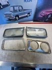 Chrysler 300 Yorker Newport 1965 Oem Headlight Bezels Glass Covers Parts Used. Price: $112.00.