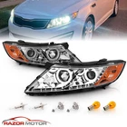 Led Halo 2011-2015 Chrome Projector Parking Headlights Pair For Kia Optima New. Price: $289.29.