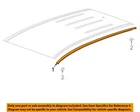 Gm Oem 15-22 Trax Roof Exterior Trim-drip Molding 42577930 New. Price: $78.44.