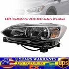 Headlight Halogen Left Driver For 2018-2021 Subaru Crosstrek New. Price: $135.22.