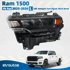 For 2025-2026 Ram 1500 Led Headlight Halogen Turn Signal Black Trim Left Driver New. Price: $220.15.