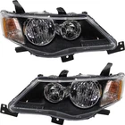 Headlight Set For 2007-2009 Mitsubishi Outlander Left Right With Bulb Capa New. Price: $336.41.