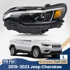 For 2019-2023 Jeep Cherokee Full Led Headlight W/bulb W/module Left Driver New. Price: $132.99.