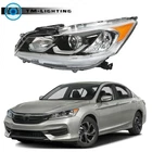 Left Driver Side Headlight Assembly Halogen W/led Drl For Honda Accord 2016-2017 New. Price: $71.25.