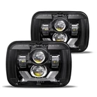 Hwstar Pair 180W 1000% Bright 5X7 7X6 Led Headlights H6054, Black New. Price: $158.39.